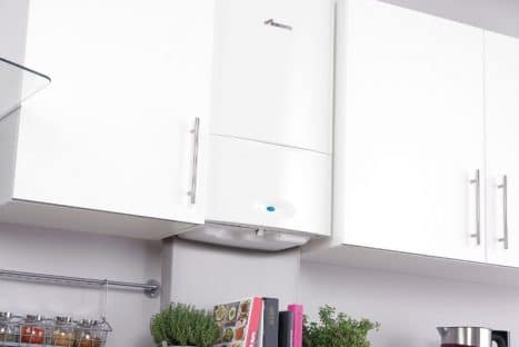 Boiler in kitchen